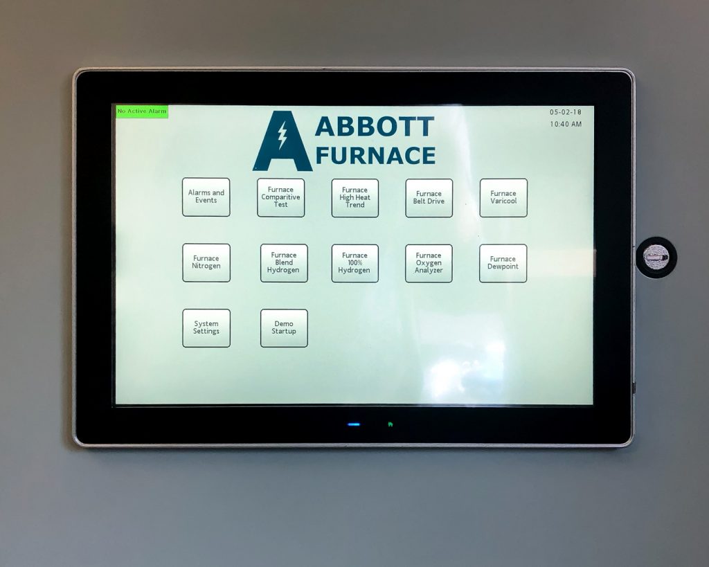 Screen View Of Abbott Furnace S.m.a.r.t. Monitoring And Analytics System