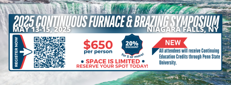 2025 Continuous Furnace & Brazing Symposium