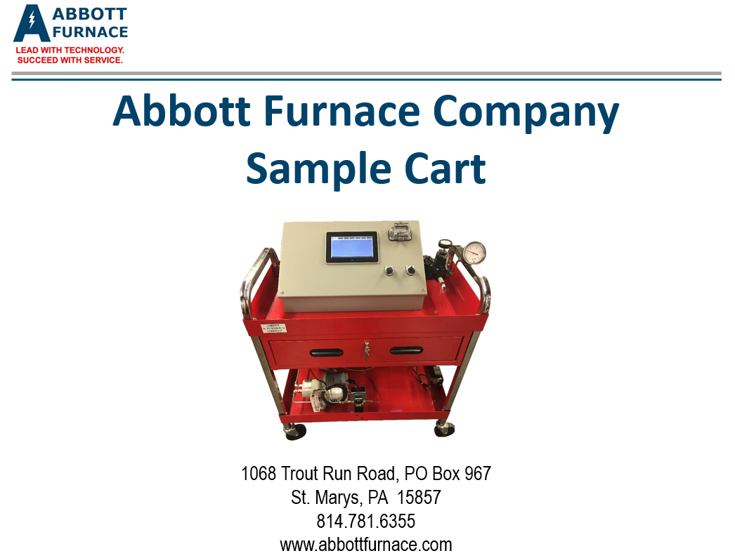 Abbott Furnace Sampling Cart