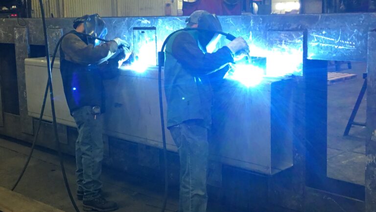 Abbott team working on a rush custom furnace muffle.